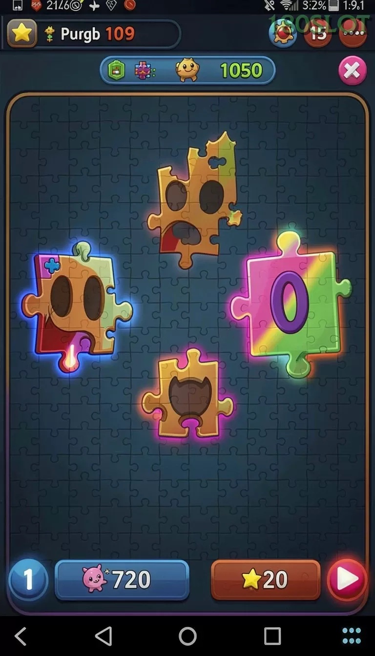 Cuplikan layar LUCKYDF — menu navigasi