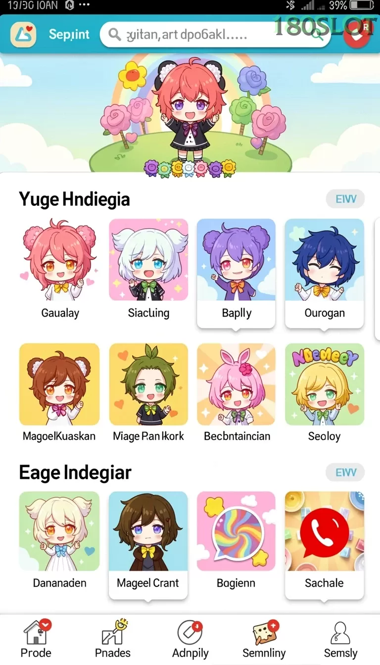 Cuplikan layar MEGA288 — aktivitas